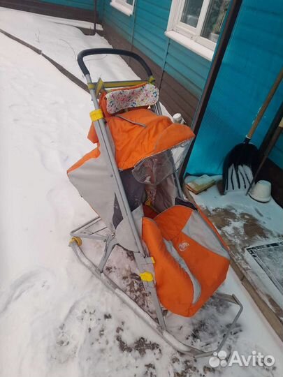 Коляска санки