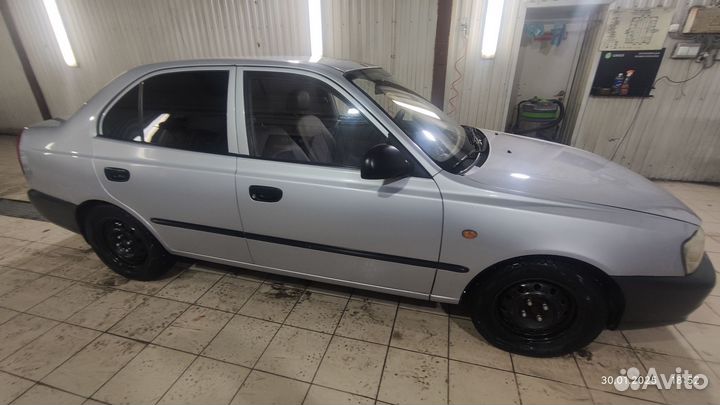 Hyundai Accent 1.5 МТ, 2007, 191 000 км