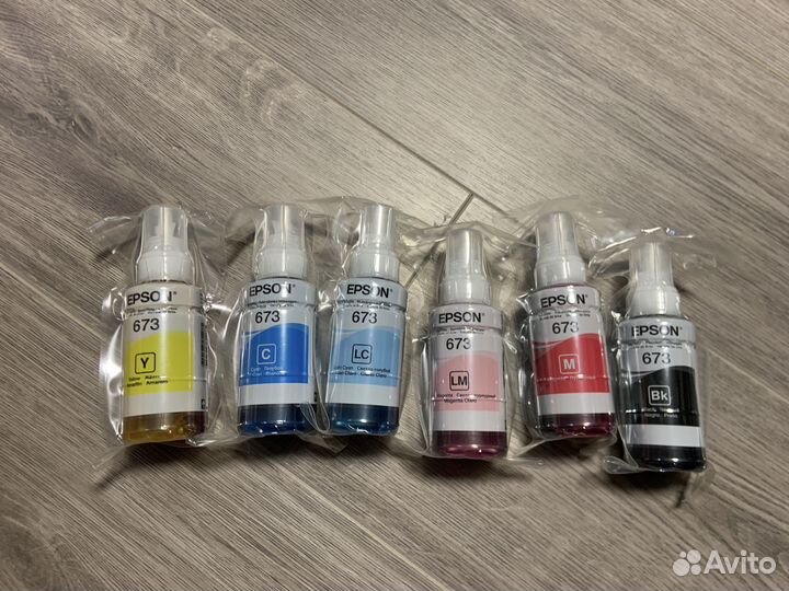 Чернила Epson 673 комплект 6 цветов