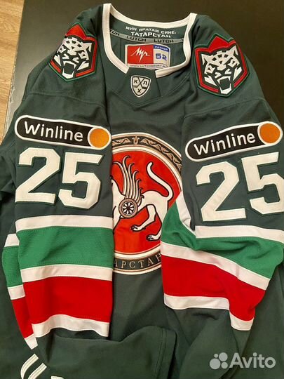 Джерси Ак барс игровая оригинал Зарипов # 25