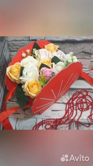 Букет цветов из мыла