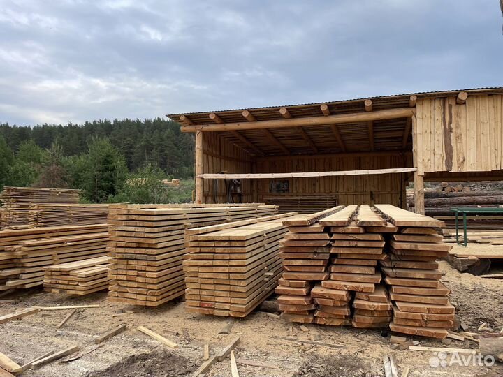 Доска лиственница, обрезная и не обрезная