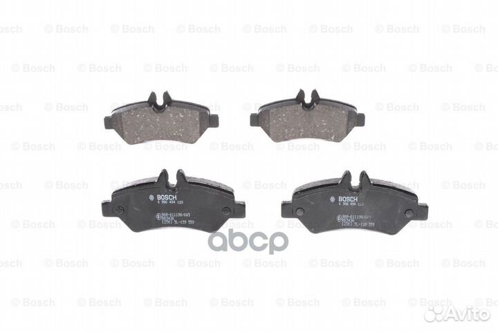 Колодки тормозные дисковые перед LCV 0 986