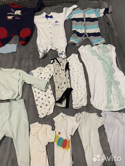 Вещи пакетом от 0-3 месяца
