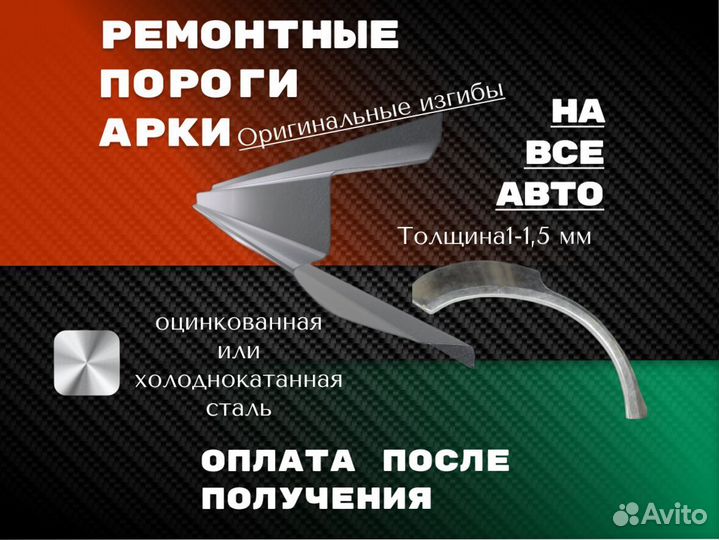 Ремонтные арки Honda Civic 4D