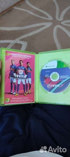 Диск FIFA 19 для xbox 360