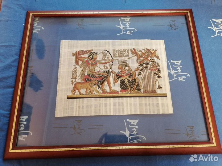 Египетский папирус, современная реплика. Декор