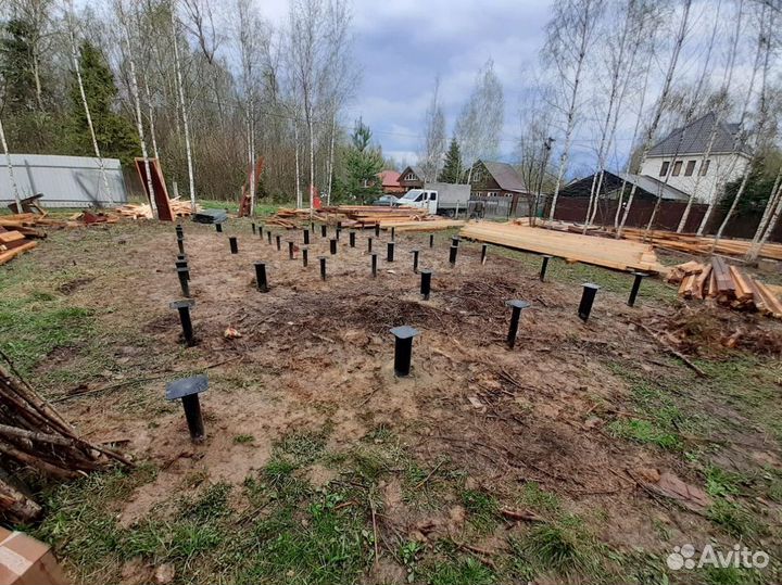 Винтовые сваи под ключ / Фундамент за 1 день