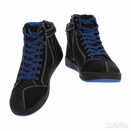 Мотокеды MadBull Sneakers Black Neon Blue