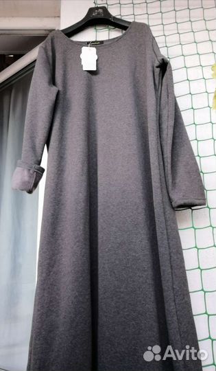 Тёплое платье большой размер