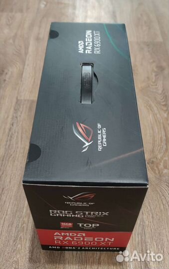 Новая видеокарта Asus RX 6900 XT ROG Strix LC