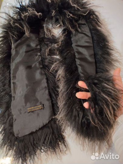 Меховой шарф из Ламы