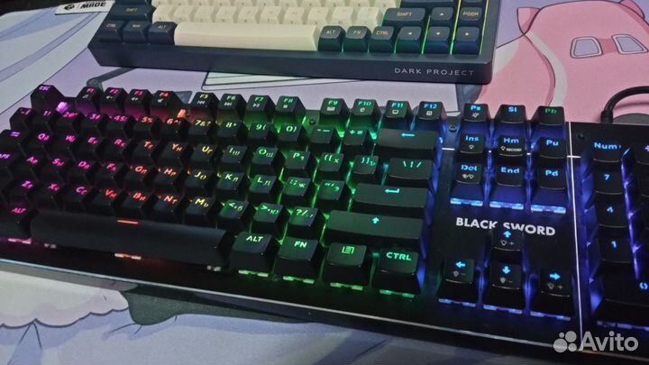 Механическая клавиатура dexp Black Sword RGB