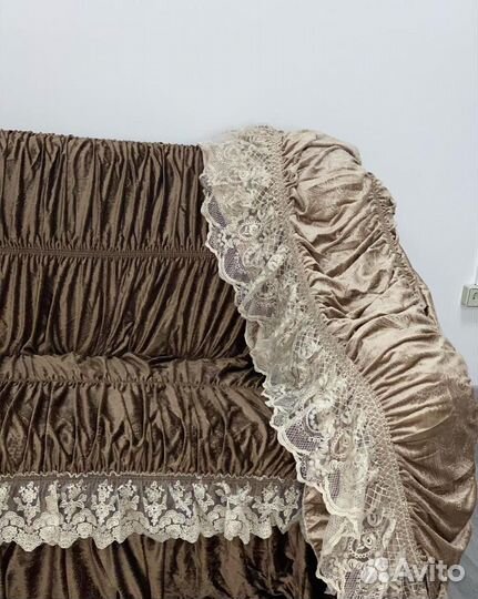 Покрывало и чехлы на диван