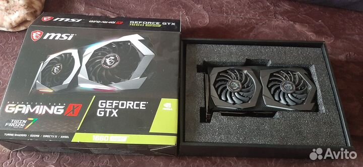 Видеокарта MSI GeForce GTX 1660 super 6 гб