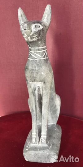 Статуэтка «Кошка» 14 х 6, Мрамор, Египет