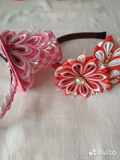 Ободки, повязки и шапочки на девочку