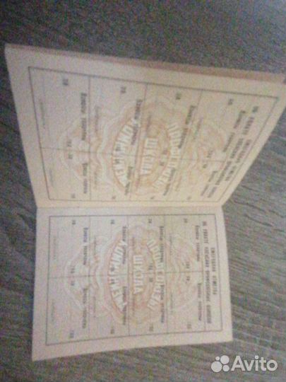 Чистый профсоюзный билет СССР