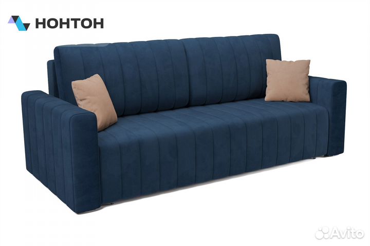 Диван еврокнижка Лондон темно-синий