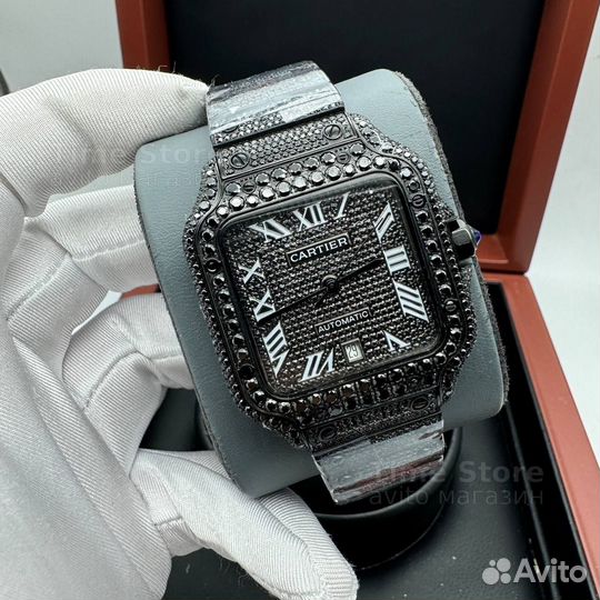 Cartier Santos Swiss мужские часы премиум