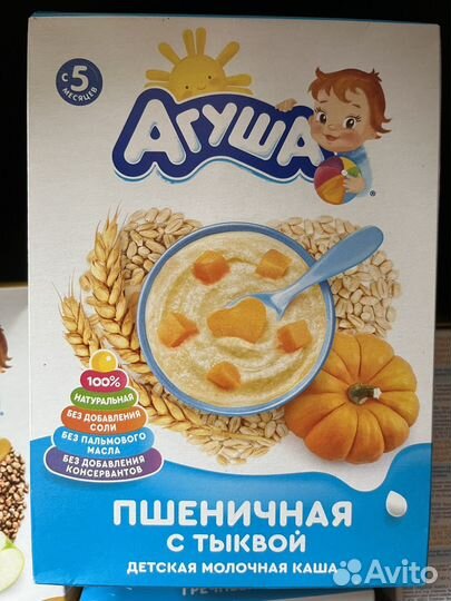 Пюре агуша и каши набором