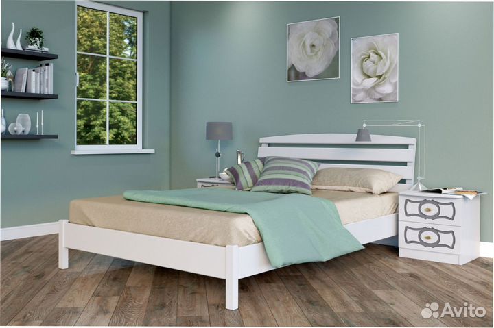 Двуспальная кровать со склада Камелия