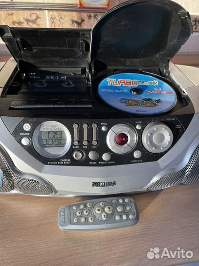 Магнитола philips FM, CD
