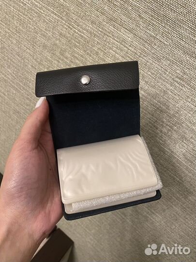 Визитница натуральная кожа