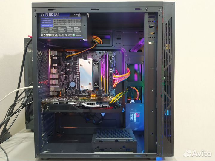 Игровой пк AMD Ryzen 5 2600, RX 580 8GB, 16GB, SSD