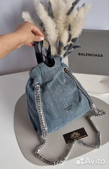 Сумка Balenciaga джинсовая