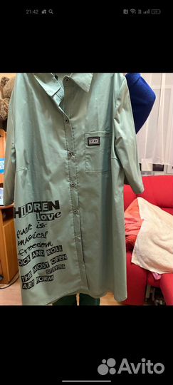 Платье рубашка женская