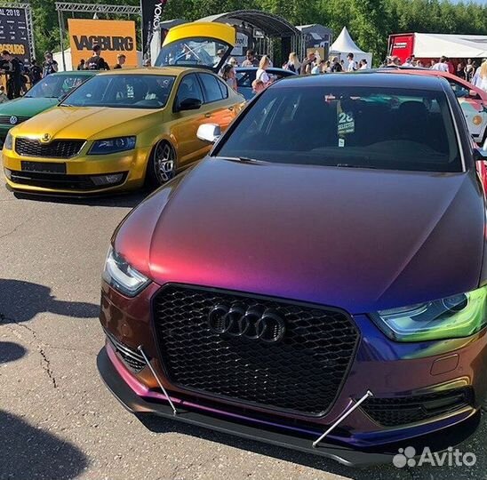 Сплиттер бампера audi A4 B8/ B8+