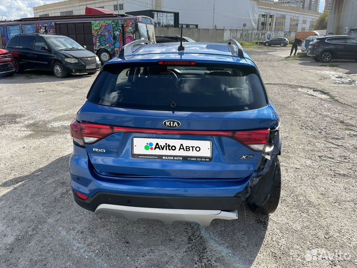 Kia Rio X-Line 1.4 AT, 2020, битый, 162 000 км