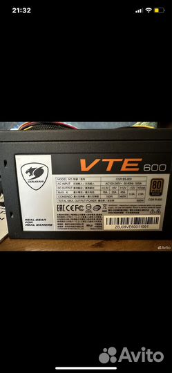 Блок питания 600w cougar