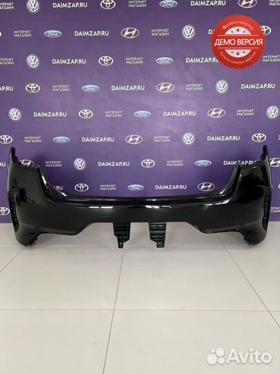 Бампер Задний Kia Rio 4 (2020) /черный