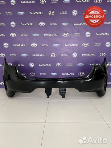 Бампер Задний Kia Rio 4 (2020) /черный