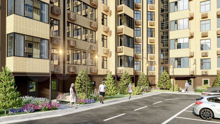 2-к. квартира, 61,7 м², 7/9 эт.