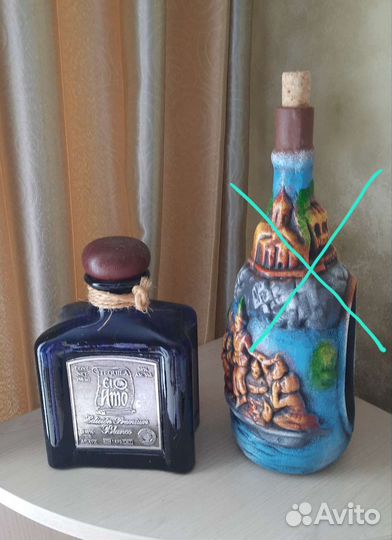 Бутылка для интерьера