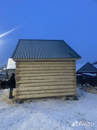 Сруб для дома из бревна