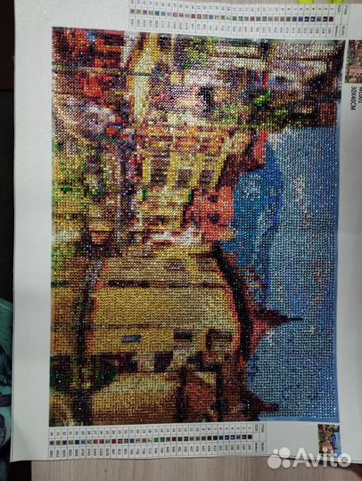 Подарок. Готовая алмазная мозаика