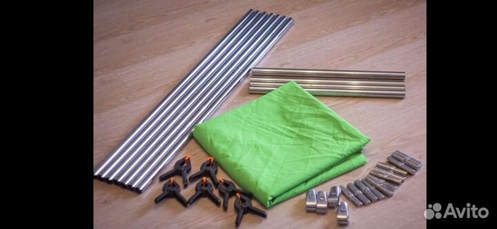 Фон хромакей со стойками в комплекте