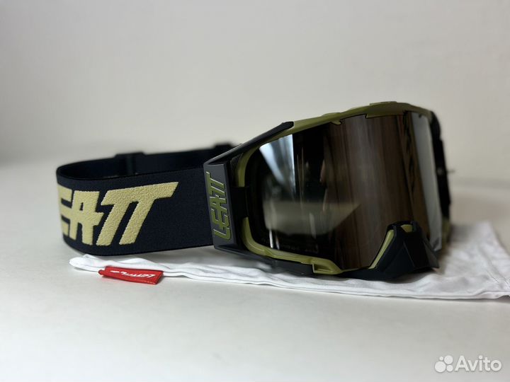 Очки Leatt Velocity 6.5 Desert Sand/Lime Platinum