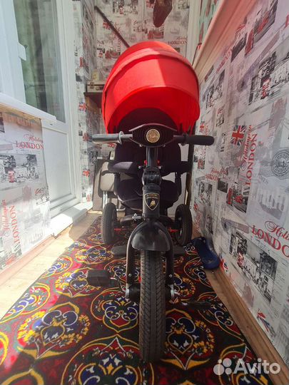 Детский велосипед с ручкой бу