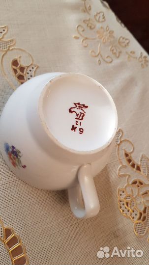 Посуда костяной фарфор царизм 3 предмета