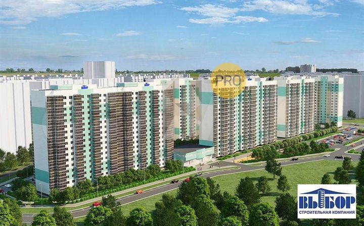 1-к. квартира, 37,5 м², 7/17 эт.