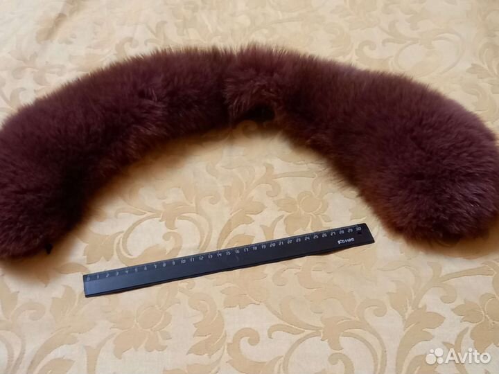 Меховой воротник песец