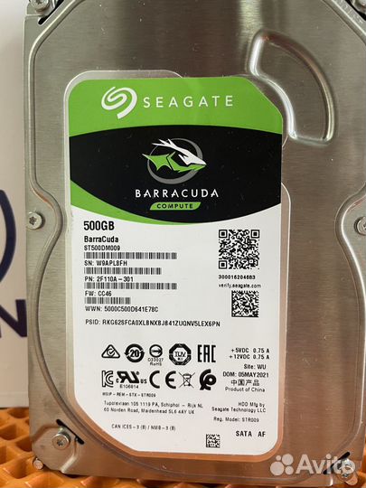 Жесткий диск 500гб Seagate