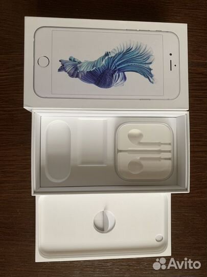 Коробка от iPhone 6S silver 128GB