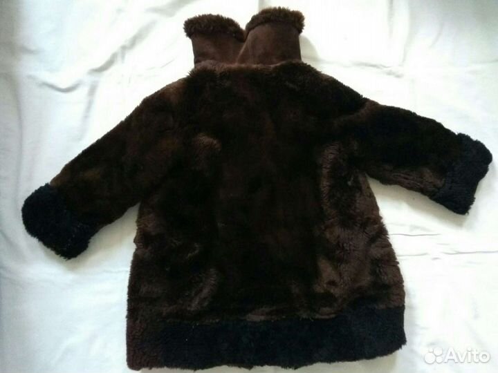 Шубка из цигейки детская.Женская куртка.Палантин