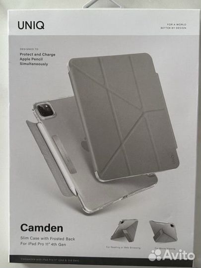 Чехол uniq Camden на планшет Apple iPad Pro 11